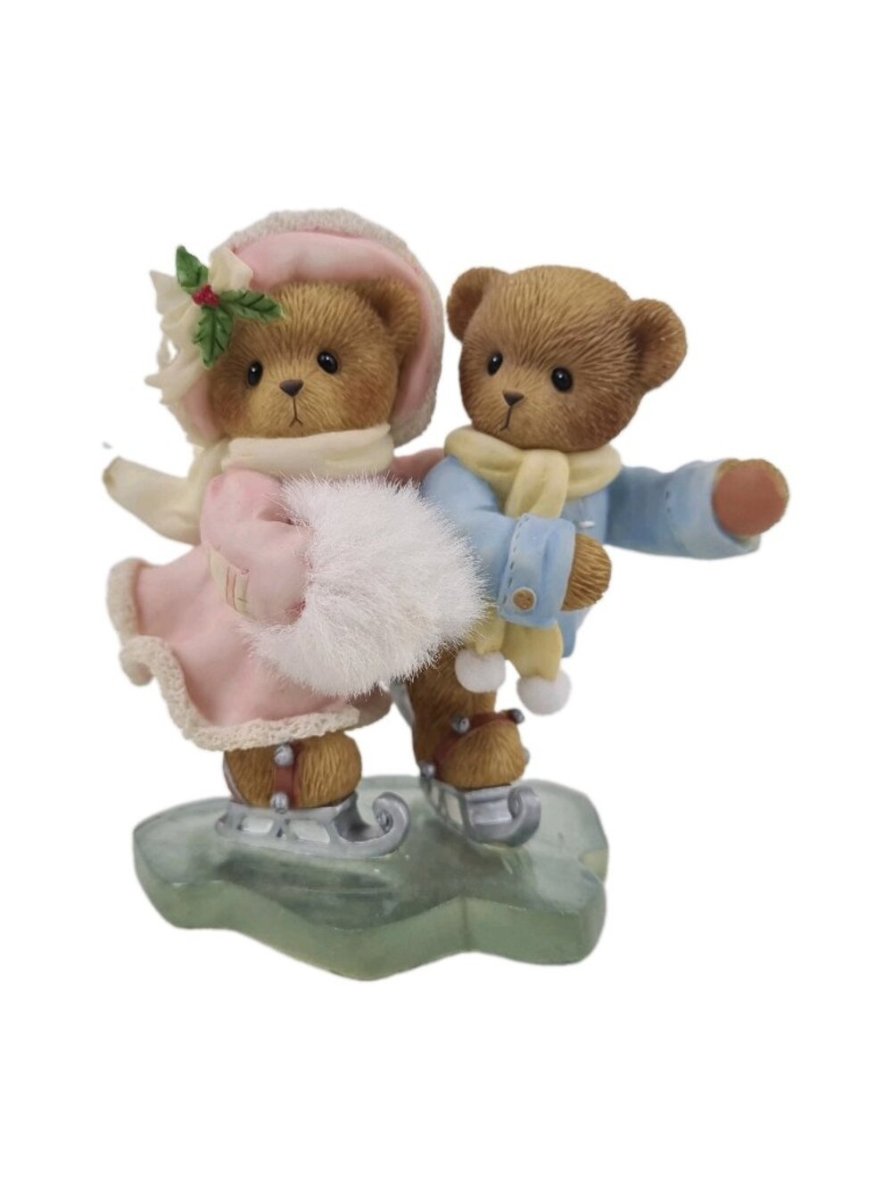 Cherished Teddies, Monika & Joerg, Gliding Through the Holidays 4010087 Vntg